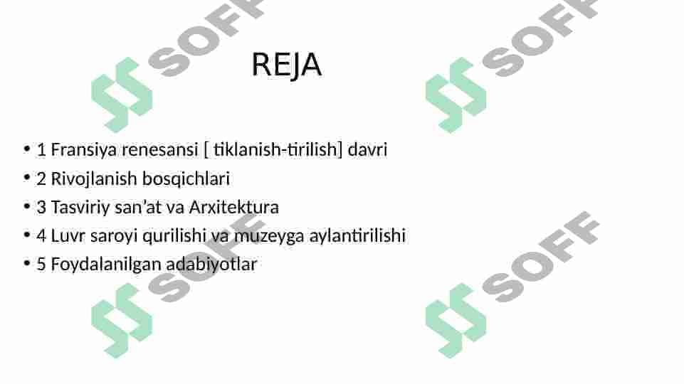 Fransiya renesansining rivojlangan davri 2