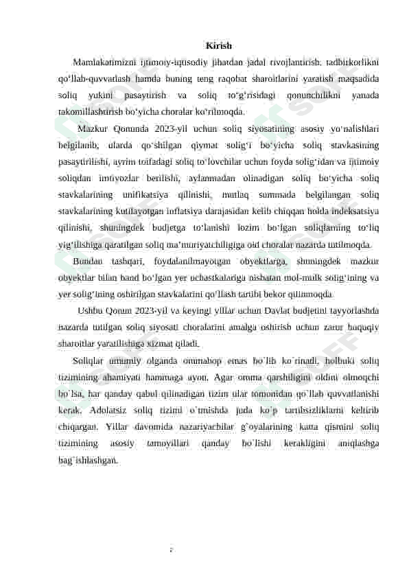 Soliqlarning funksiyalari va ularni takomillashtirish yo'llari 2