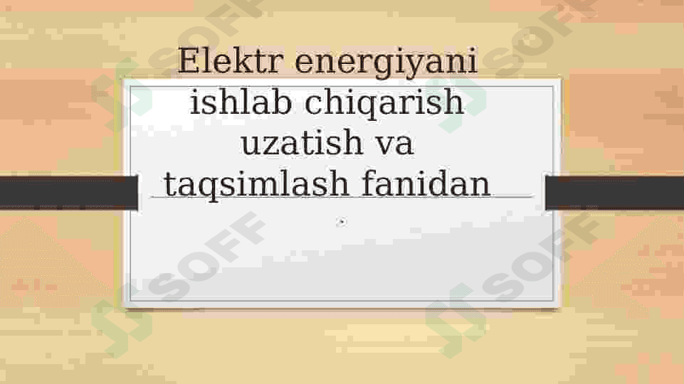 Ikki tarafdan ta’minlanadigan liniyalarni hisoblash 2