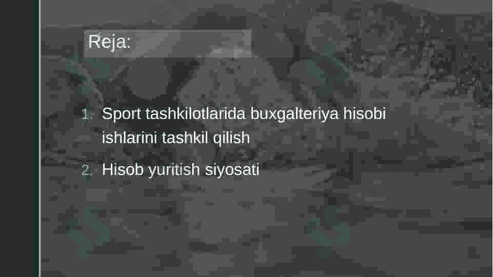SPORT TASHKILOTLARIDA BUXGALTERIYA HISOBINI TASHKIL QILISH 2
