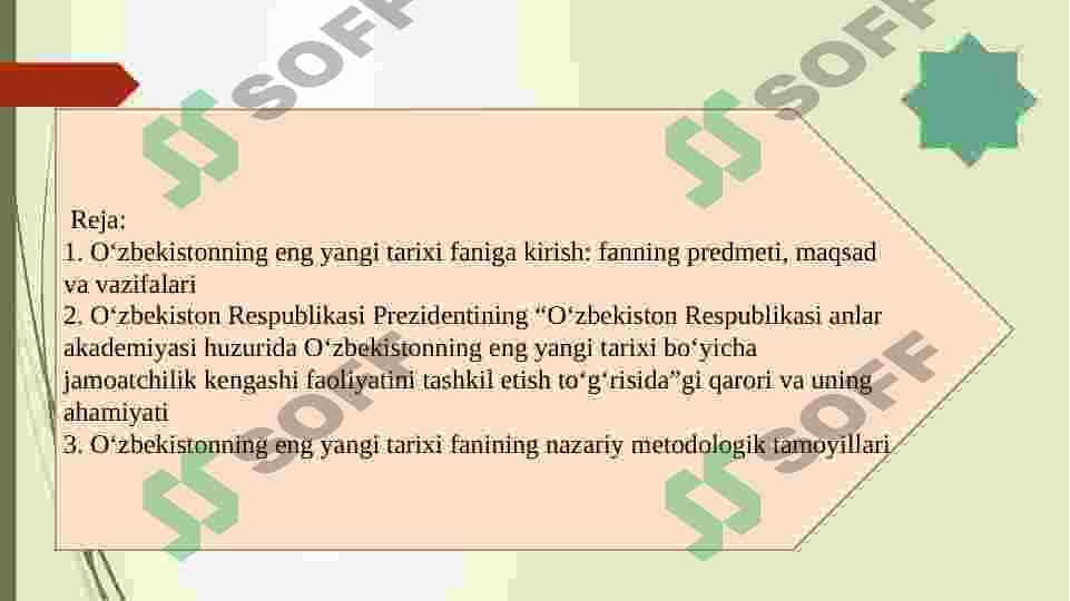 O'zbekistonning eng yangi tarixi 2