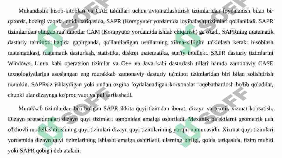 SAPR turlari 2