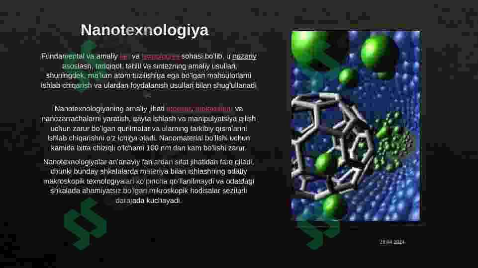 MIKROBIOLOGIYA MODULIDA NANOTEXNOLOGIYANING QO'LLANILISHI 2
