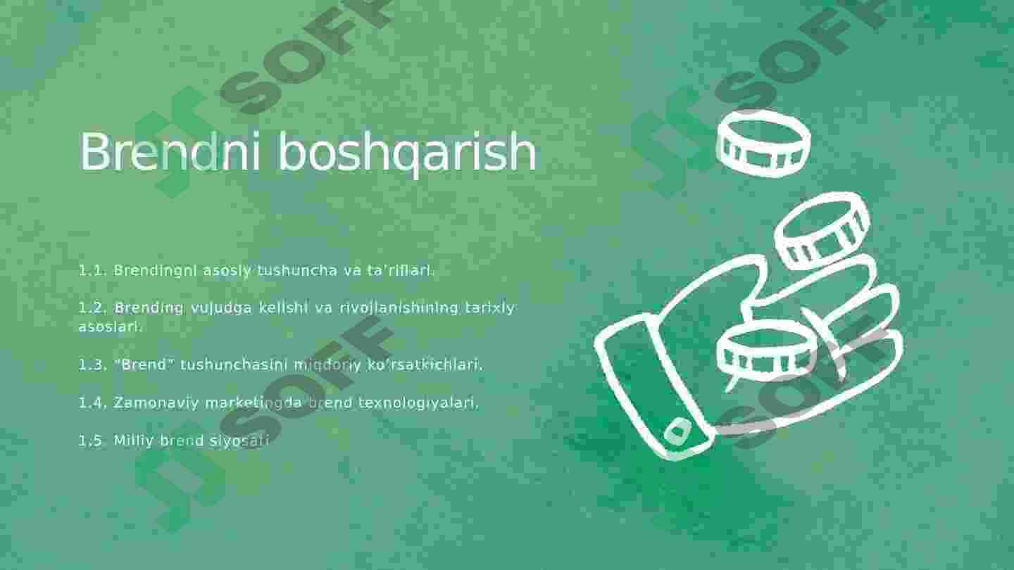 Brendni boshqarish 2