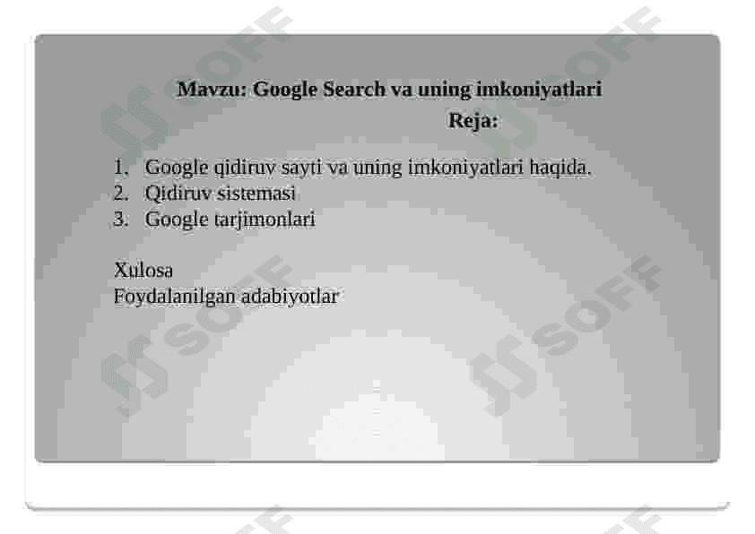 Google Search va uning imkoniyatlari 2