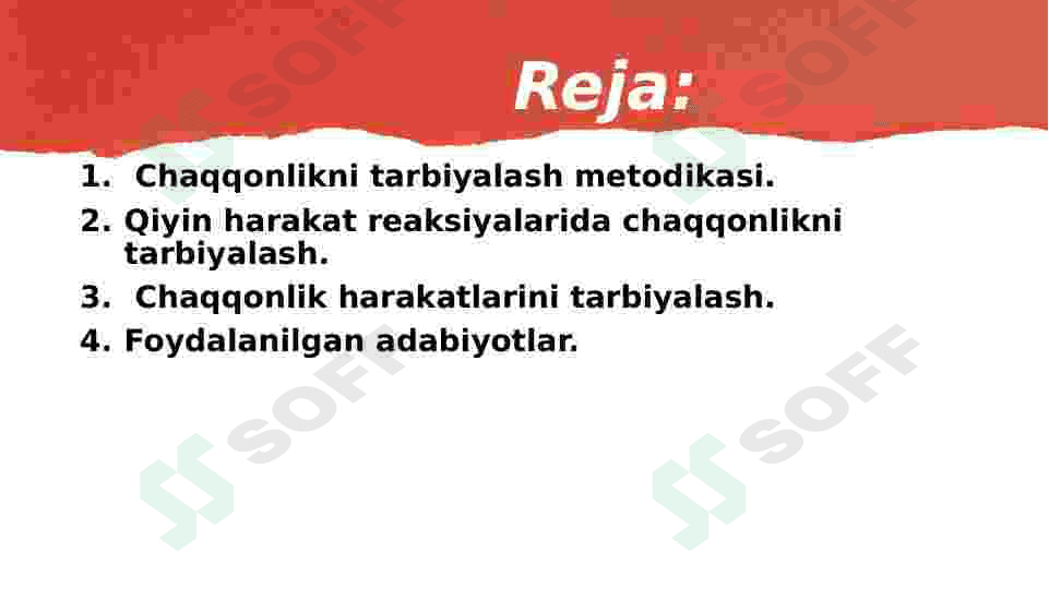 Chaqqonlikni tarbiyalash metodikasi. 2