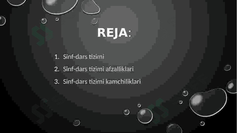 Sinf-dars tizimini afzalligi va kamchiliklari nimada namoyon bo'ladi. 2