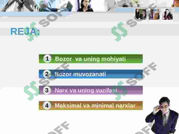 Bozor muvozanati, maksimal minimal narx 2