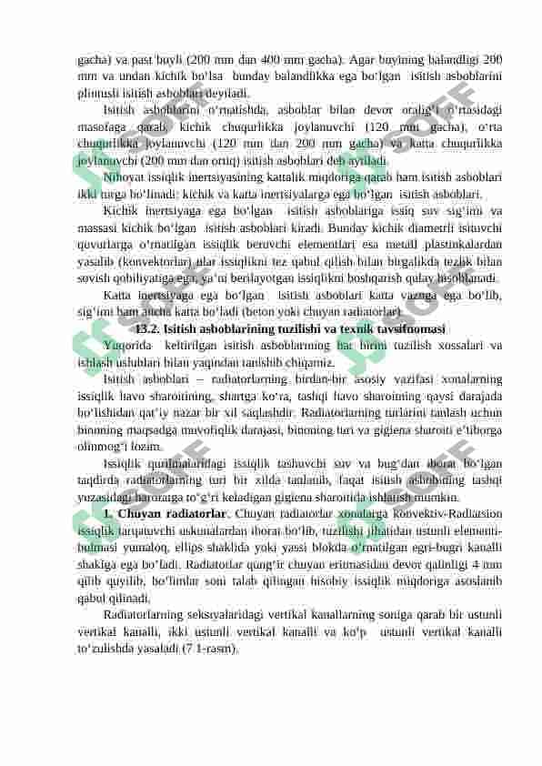 ZAMONAVIY ISITISH TIZIMLARI 2