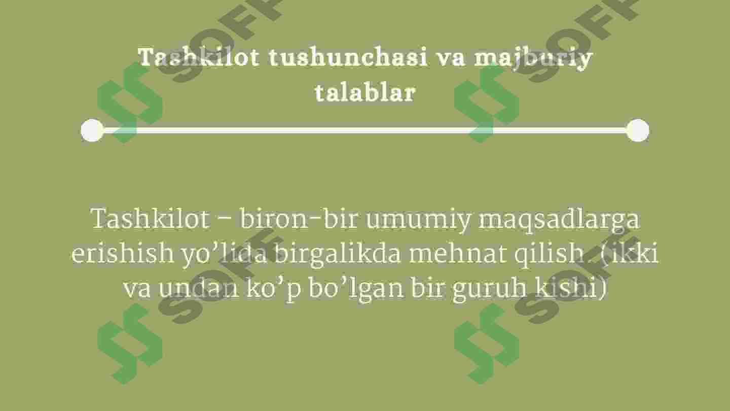 Tashkilotning ichki va tashqi muhiti 2