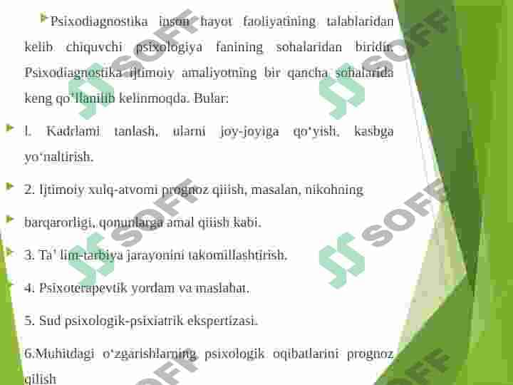 Psixodiagnostik tadqiqotlarning ilmiy tadqiqotlardan farqi 2