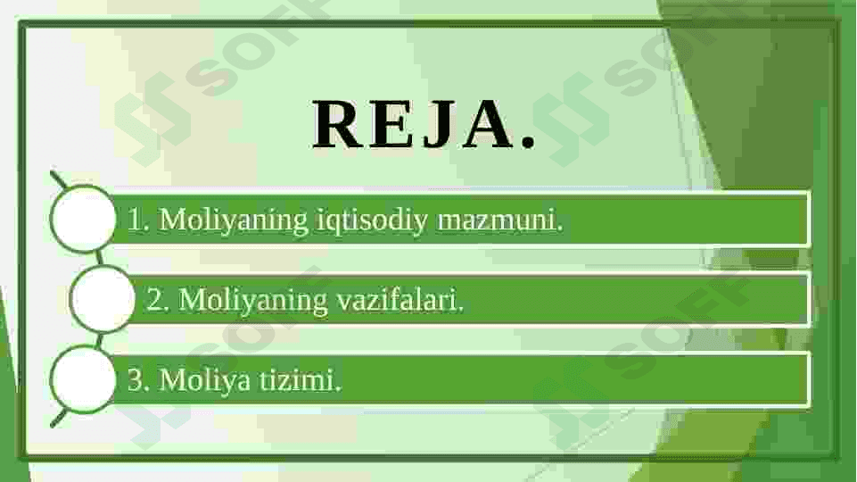 Moliya tizimi va moliyaviy siyosat 2