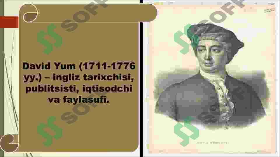 David Yum falsafasi 2