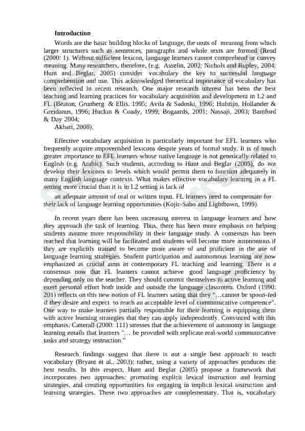 Ways of achieving best long-term vocabulary retention with EFL students 2