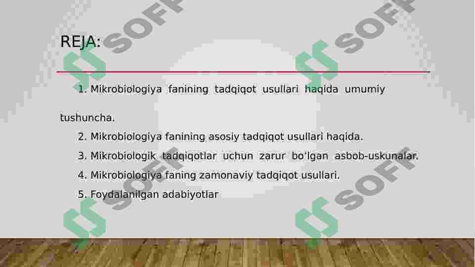 Mikrobiologiya tadqiqotlarining asosiy usullari 2