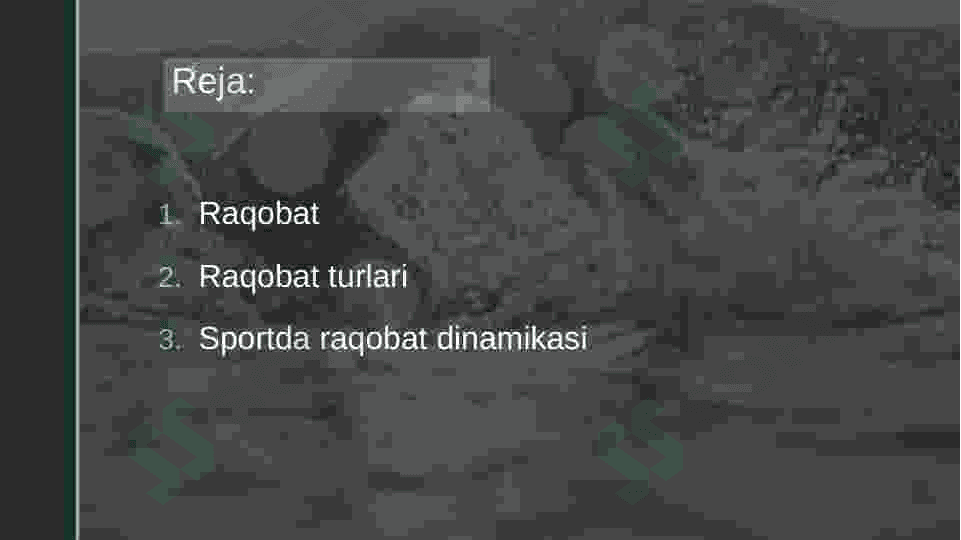 Sportda raqobat dinamikasi 2