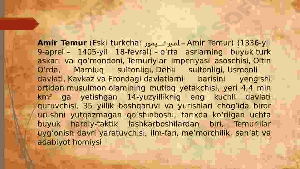 Amir Temur o’gitlarining tarbiyaviy ahamiyati 2