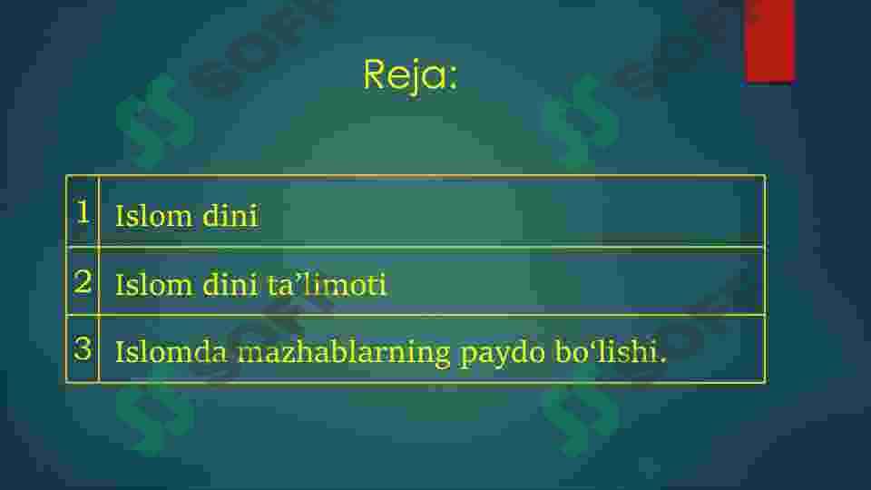 Islom dini va ta’limoti 2