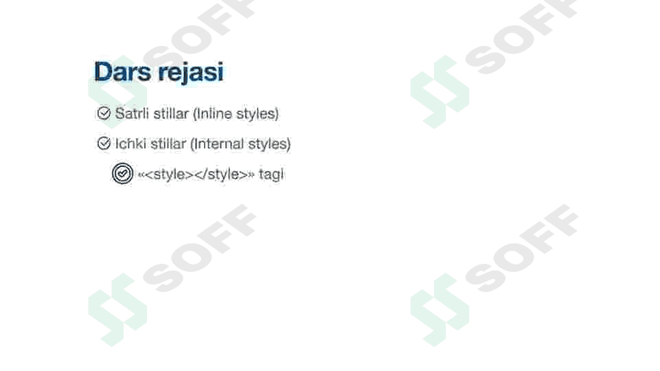 HTMLDA RASM VA JADVALLAR BILAN ISHLASH TEGLARI. HAVOLALAR VA RO’YXATLAR BILAN ISHLASH TEGLARI. HTML FORMALAR BILAN ISHLASH 2
