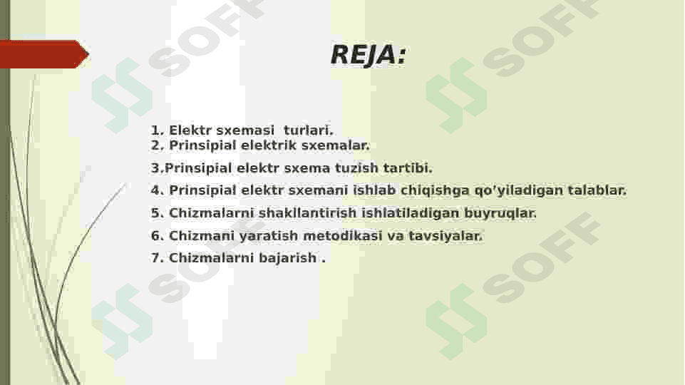 Elektr ta’minoti tizimining prinsipial sxemalarini CAD dasturiy ta’minotida tasvirlash. 2
