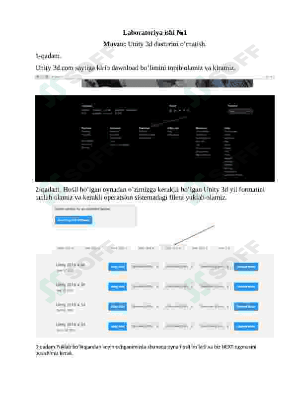 Unity 3d dasturini oʻrnatish 2