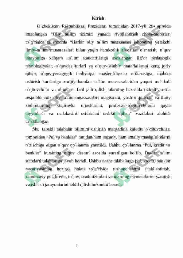 Pul islohotlari Pul islohotlari 2