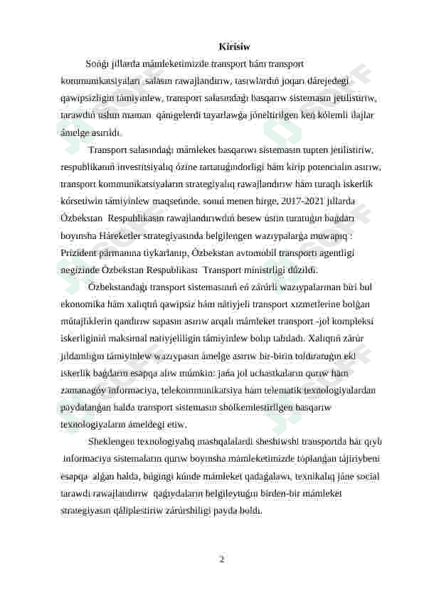 Transport qurallari navigatsiyasi 2