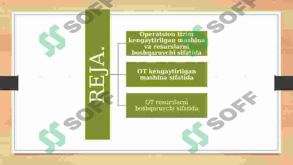 Operatsion tizim ta’rifi va funksiyalari 2
