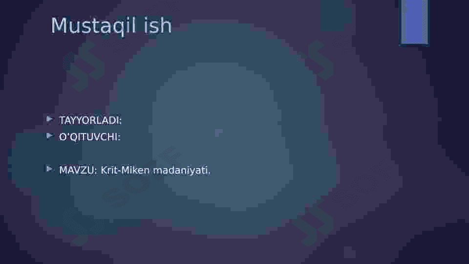 Krit-Miken madaniyati.Arxeologiya 2