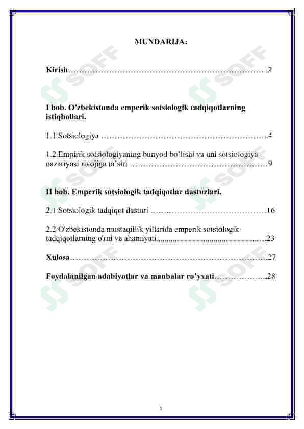 O'zbekistonda emperik sotsiologik tadqiqotlarning istiqbollari 2