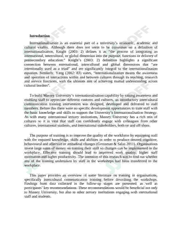 The intercultural communication training for Secondary school learners 2