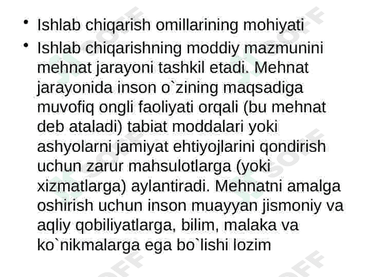 Ishlab chiqarish omillari sifatida axborotlarning mohiyati va ahamiyati 2