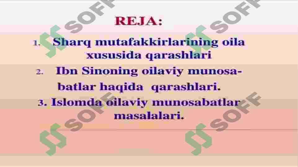 Oilani o'rganishda sharqona qarashlar 2