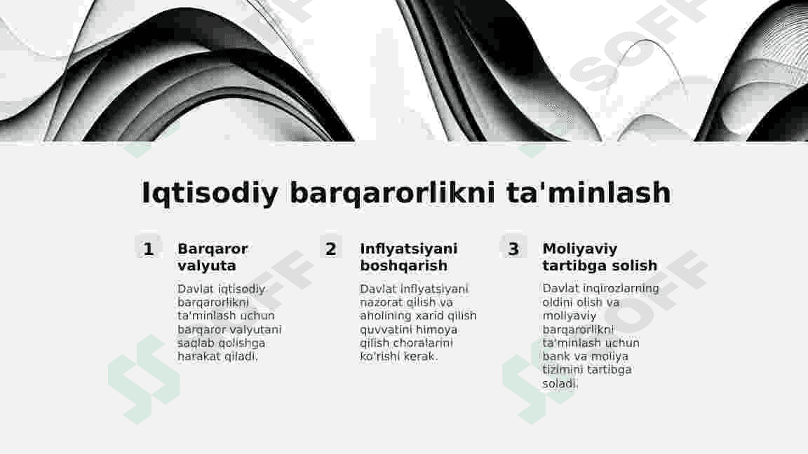 iqtisodiyotni tartibga solishda davlatning vazifalari 2