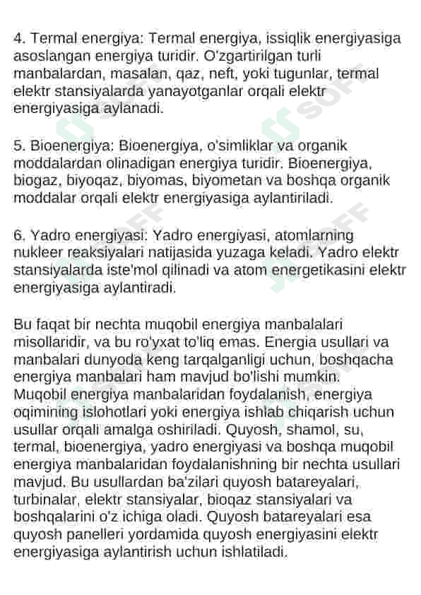 Muqobil energiya manbalari 2