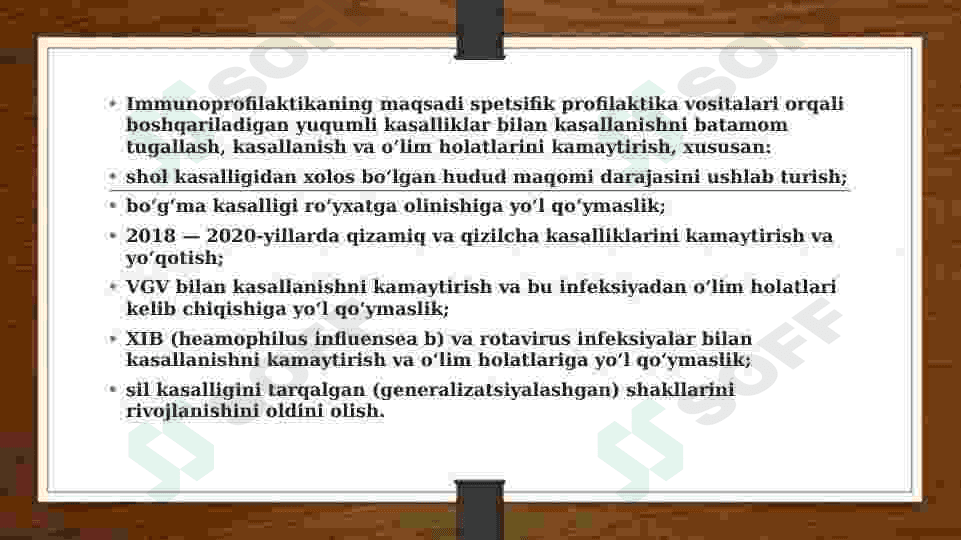 Emlash kalendar rejasini tuzish asoslari 2