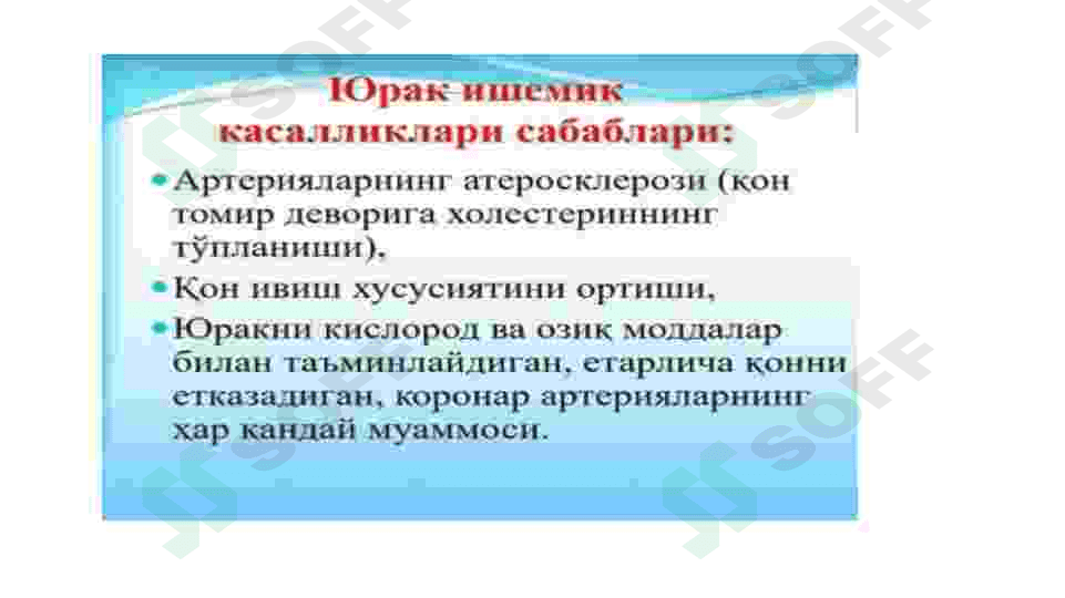Yurak ishemik kasalligi 2