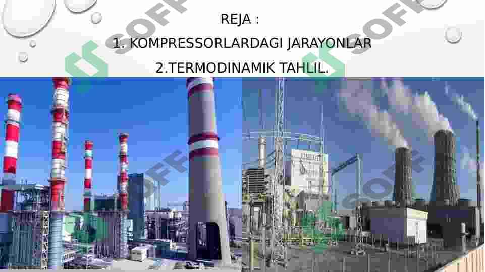 Kompressorlardagi jarayonlarni termodinamik tahlili 2