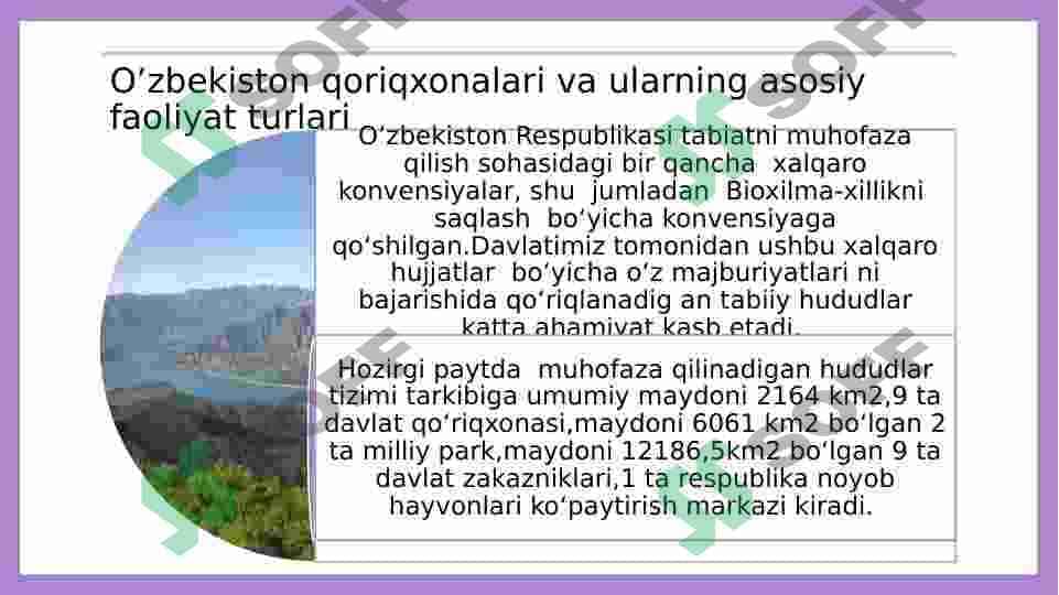 Muhofaza etiladigan tabiiy hududlar 2