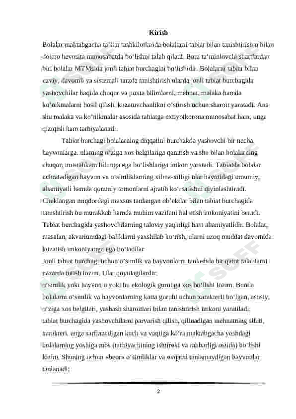 Maktabgacha ta'lim tashkilotlarida tabiat burchagini tashkil etish 2