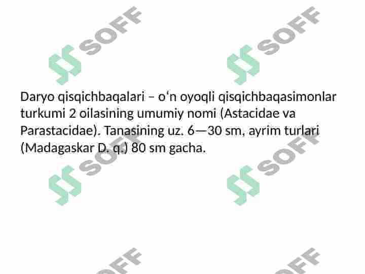 Daryo qisqichbaqasi 2