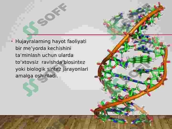 Energetik metabolizm. Biologik oksidlanish yoki bakteriyalarning nafas olishi 2