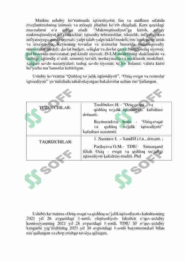 Kurs ishi yozish uchun uslubiy qo'llanma 2