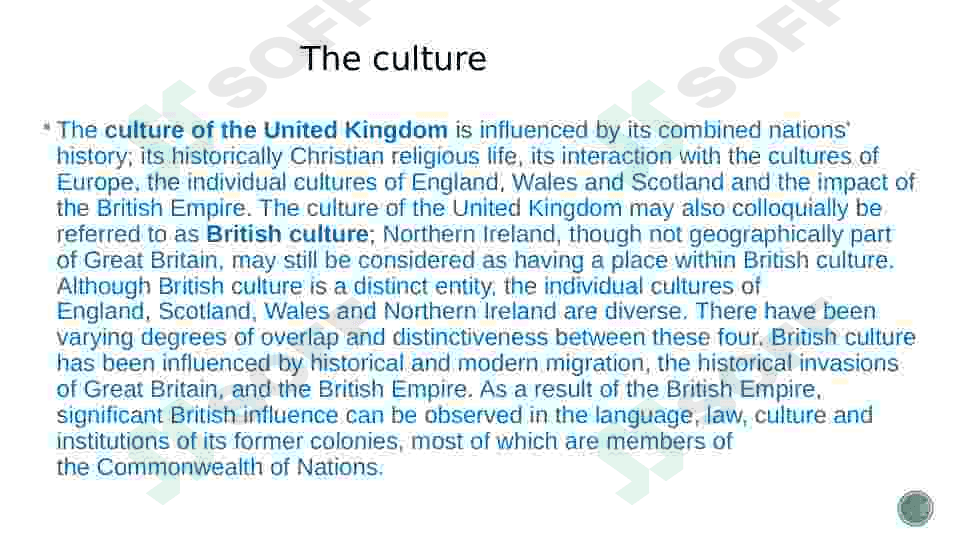 The customs and traditions of Great Britain. 2