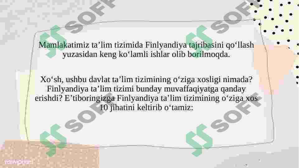 Finlyandiyada taʼlim tizimi 2