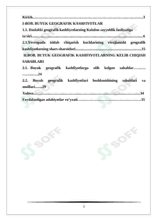 Buyuk Geografik kashfiyotlardan so'ng xalqaro savdo yo'nalishlaridagi o'zgarishlar 2