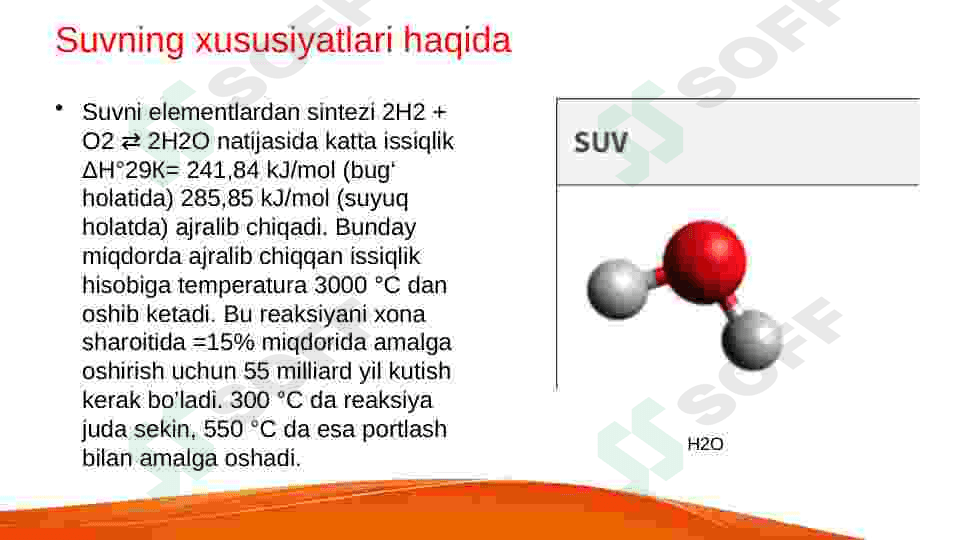 Suvning ion ko'paytmasi, vodorod ko'rsatkichning ahamiyati. 2