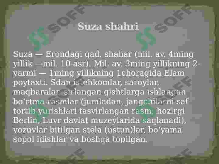 SUZA SHAHRI 2
