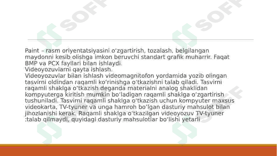 Qisqa metrajli vizual media mahsulotlar yaratish 2