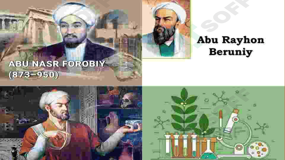 Tabiiy fanlarga hissa qoʻshgan mutafakkirlar 2